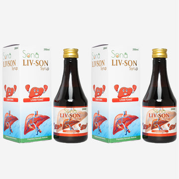 Sona Livson Syrup - Liver Tonic - 200 ml (Pack of 2)